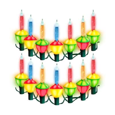 Christmas Bubble String Light, 7 Bubbles Lights, Old Fashion Vintage String Lights (Multicolor) - Multicolor