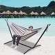 preview thumbnail 6 of 14, Double Classic Striped Hammock chair