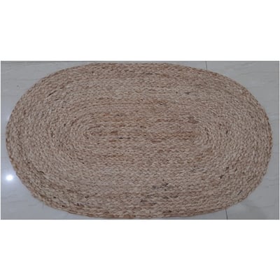 IH Casa Decor Oval Braided Jute Mat 24 X 36