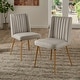 preview thumbnail 7 of 26, Vanderson Natural Wood and Gold Dining Set by iNSPIRE Q Modern