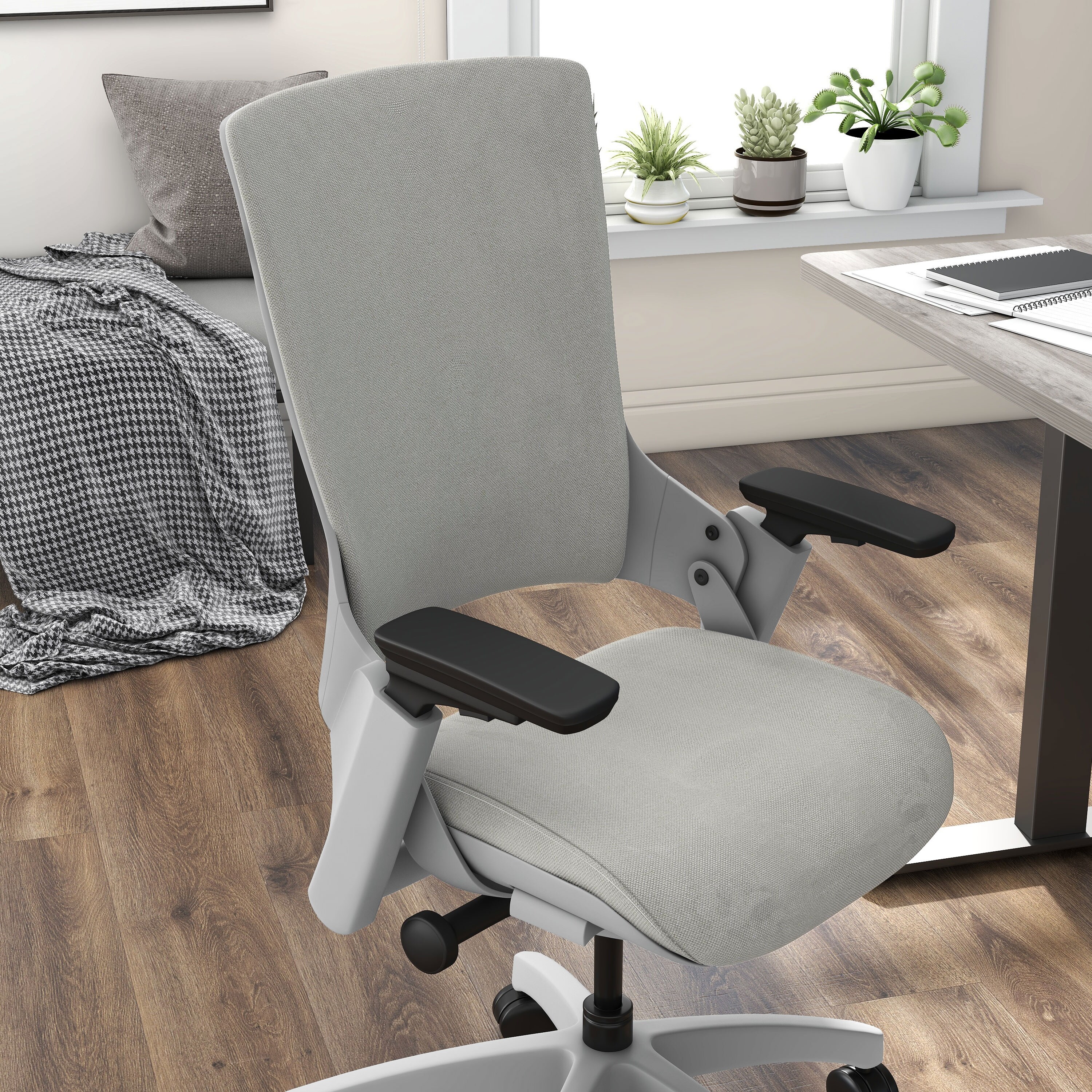 Hudson linen office chair sales