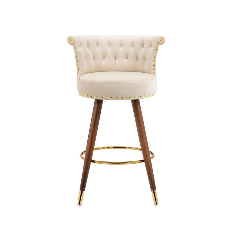 Swivel Counter Height Bar Stools Set of 2