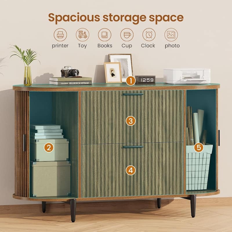 2 Drawer File Cabinet Filing Cabinet Home Office 2 Door Storage