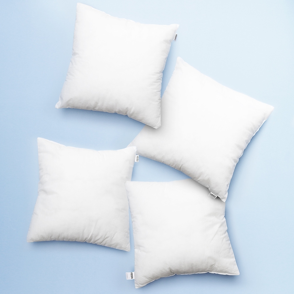 18x18 pillow insert clearance set of 4