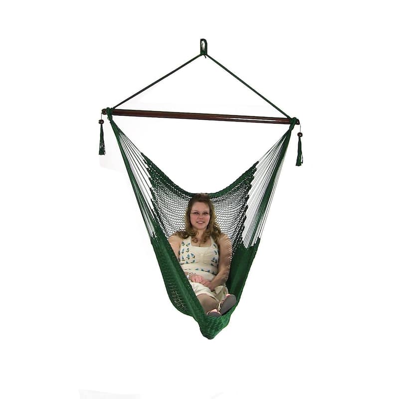 Sunnydaze Hanging Caribbean XL Hammock Chair