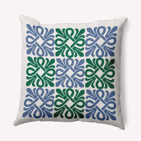 Tiki Square Decorative Indoor/Outdoor Pillow