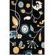 preview thumbnail 30 of 43, SAFAVIEH Handmade Soho Ingken Floral N.Z. Wool Rug 3'6" x 5'6" - Black/Multi - Rectangle