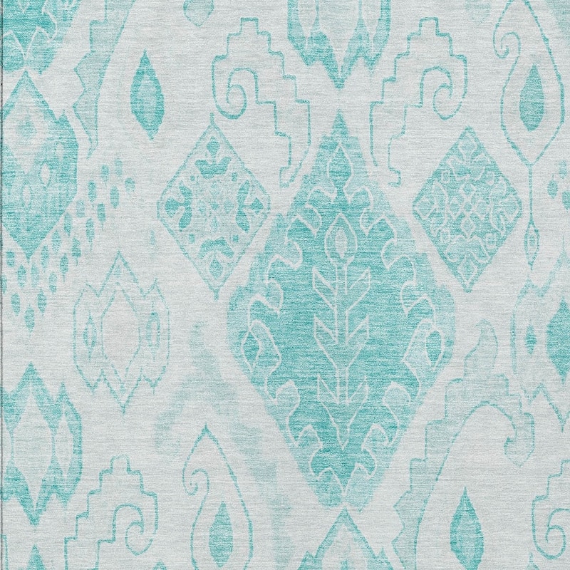 HomeRoots Moroccan Transitional Rectangle Outdoor Rug
