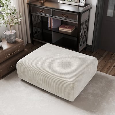 Corduroy Sofa Couch Ottoman