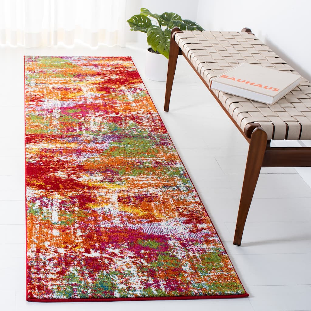SAFAVIEH Watercolor Tillie Modern Abstract Rug