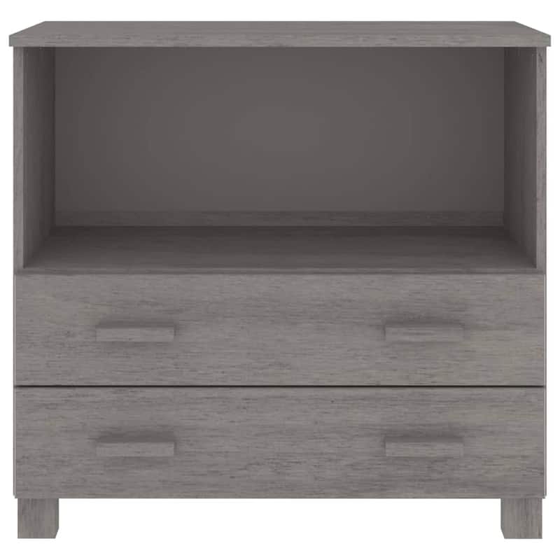 vidaXL Sideboard Buffet Console Cabinet for Bedroom HAMAR Solid Wood Pine - 33.5"x13.8"x31.5"