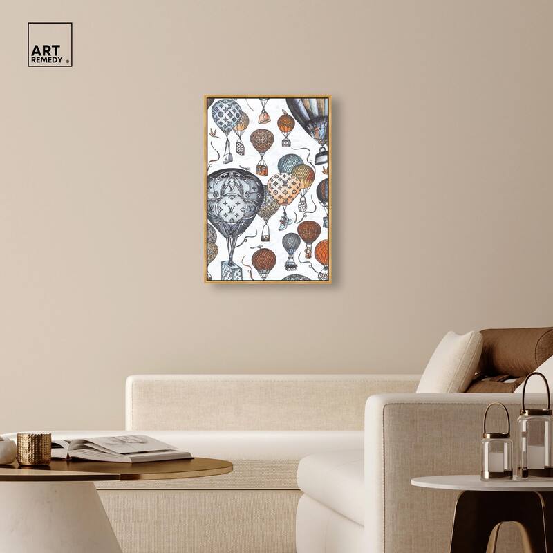Doll Memories - Fashion Balloons Canvas by Art Remedy