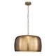 preview thumbnail 5 of 6, Uttermost Lemont Hammered Brass 1 Light Pendant - N/A