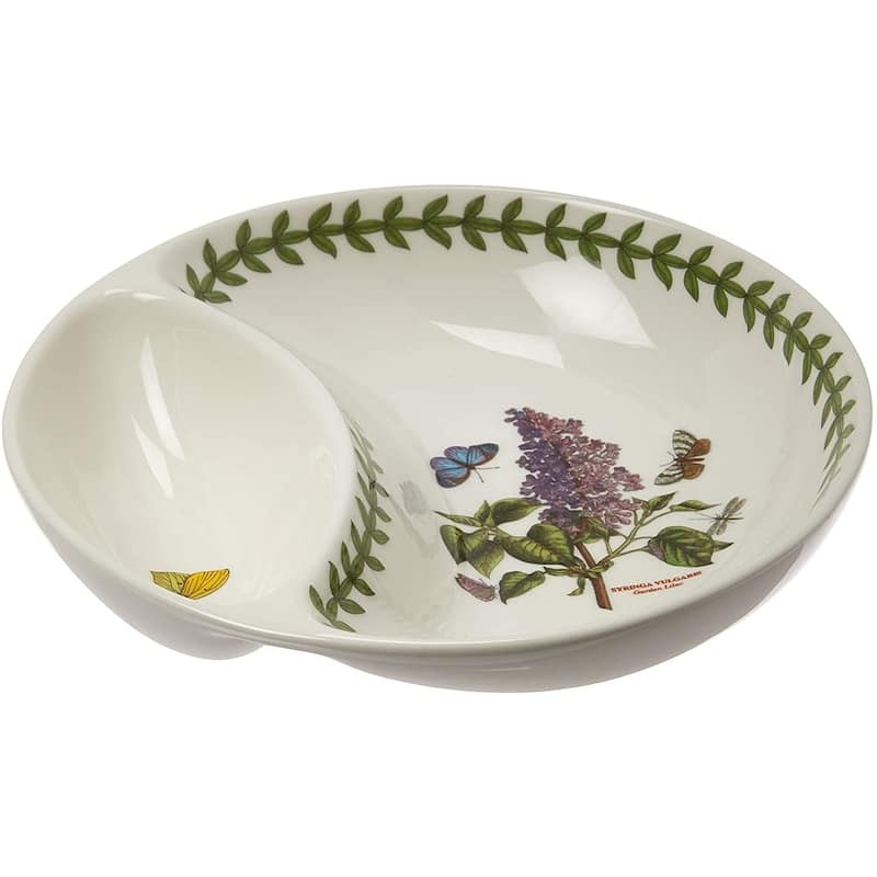 Portmeirion Botanic Garden Divided Dish - 6 inch - 6 inch - Lilac Motif