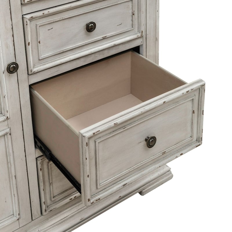 Big Valley Whitestone Distressed Door Chest
