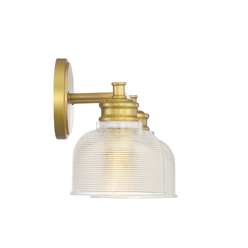 Meridian M80034 2 Light 16" Wide Bathroom Vanity Light with Halophane