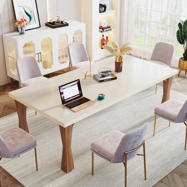 70.86 In Large Dining Table for 6 8 People Modern Kitchen Table On Sale Bed Bath Beyond 40336786