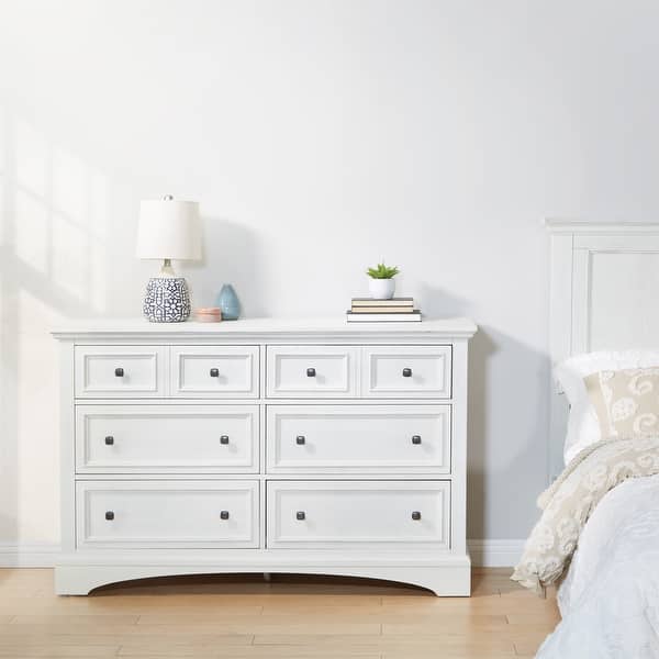 dresser drawers near me 42" Chest 5-Drawers Accent Cabinet,Walnut & Gray and the subtle wood grain texture provides visual interest Farmhouse Basics 6 Drawer Dresser