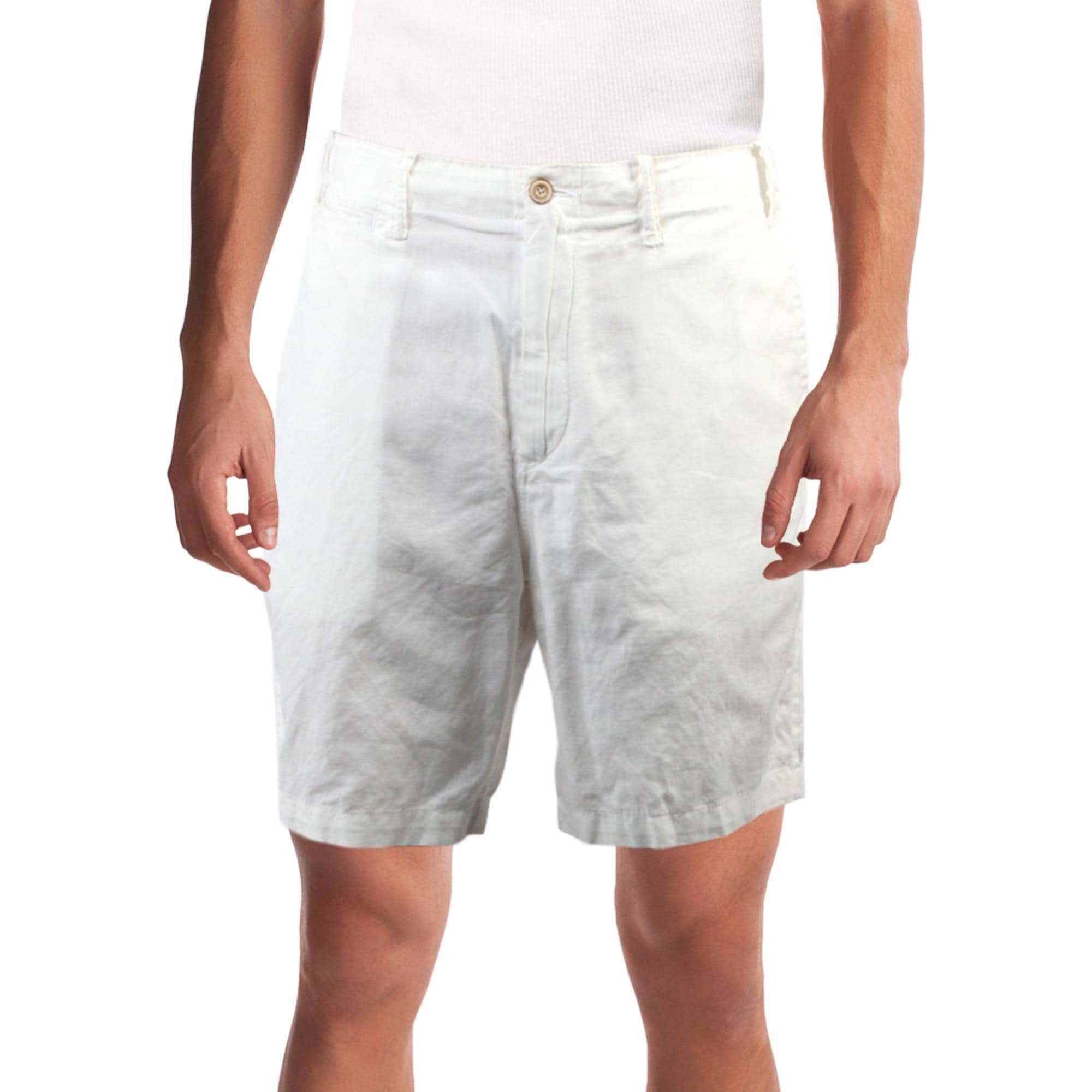 ralph lauren white chino shorts