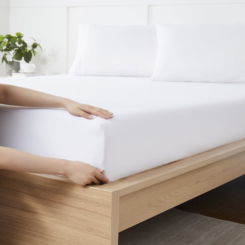 Sweet Home Collection 1500 Series Microfiber Fitted Sheet