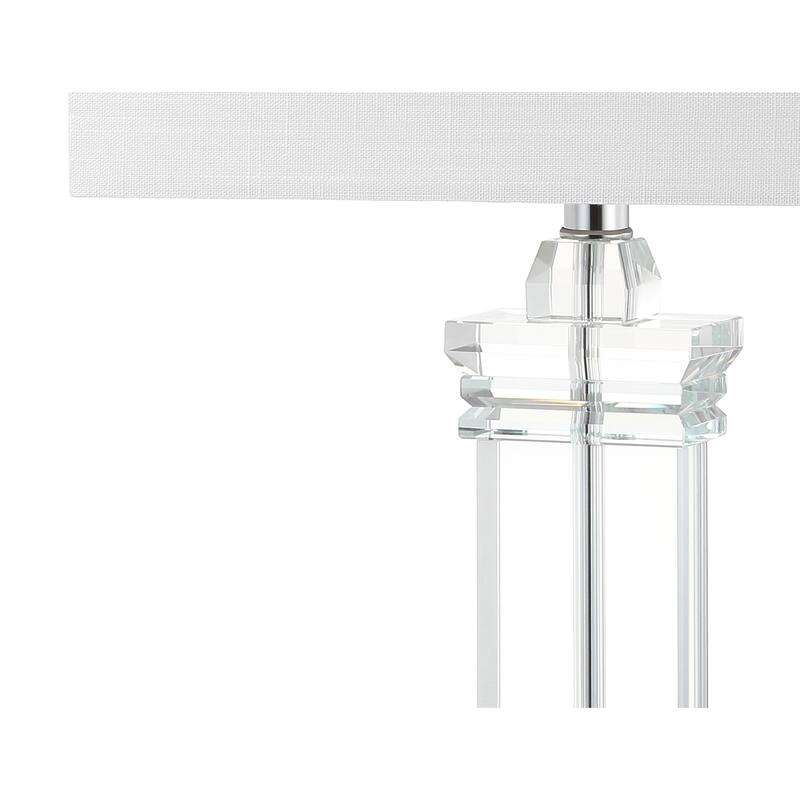 Channing 23.5" Crystal LED Table Lamp, Clear by JONATHAN Y