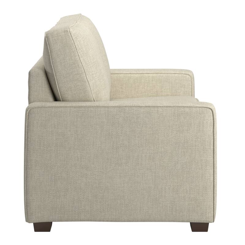 Roros Fabric Upholstered Square Arm Loveseat by iNSPIRE Q Classic