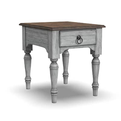 Plymouth Brown Wood End Table by Flexsteel - 23" x 25" x 27"