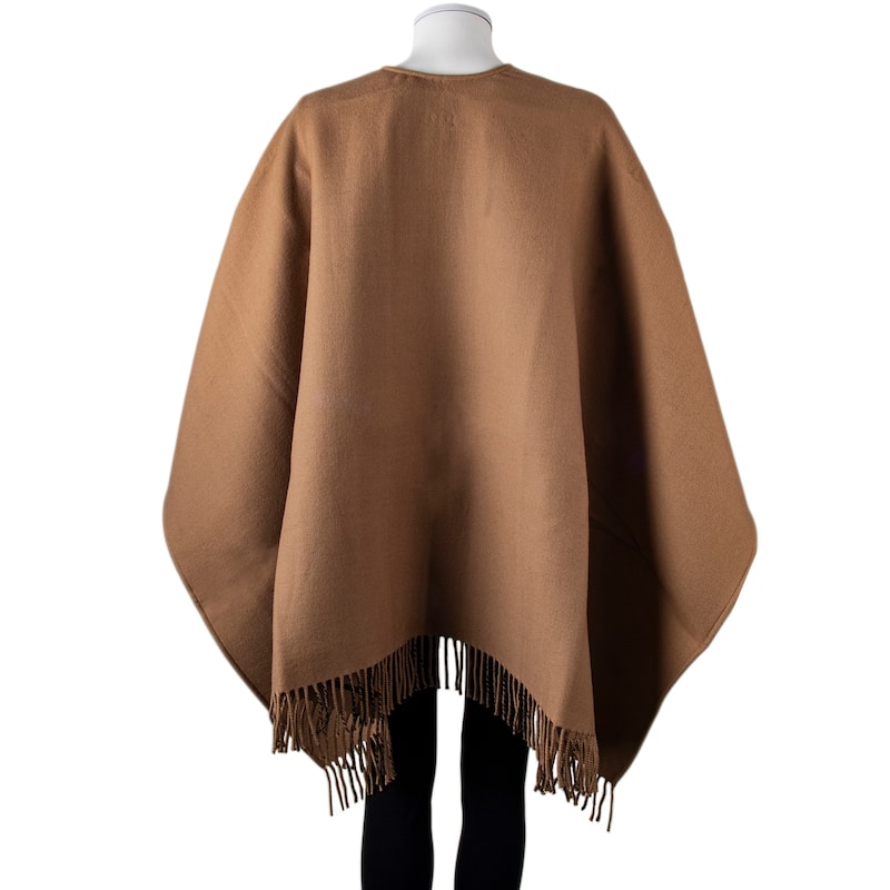 Burberry Giant Check Reversible Wool Cape