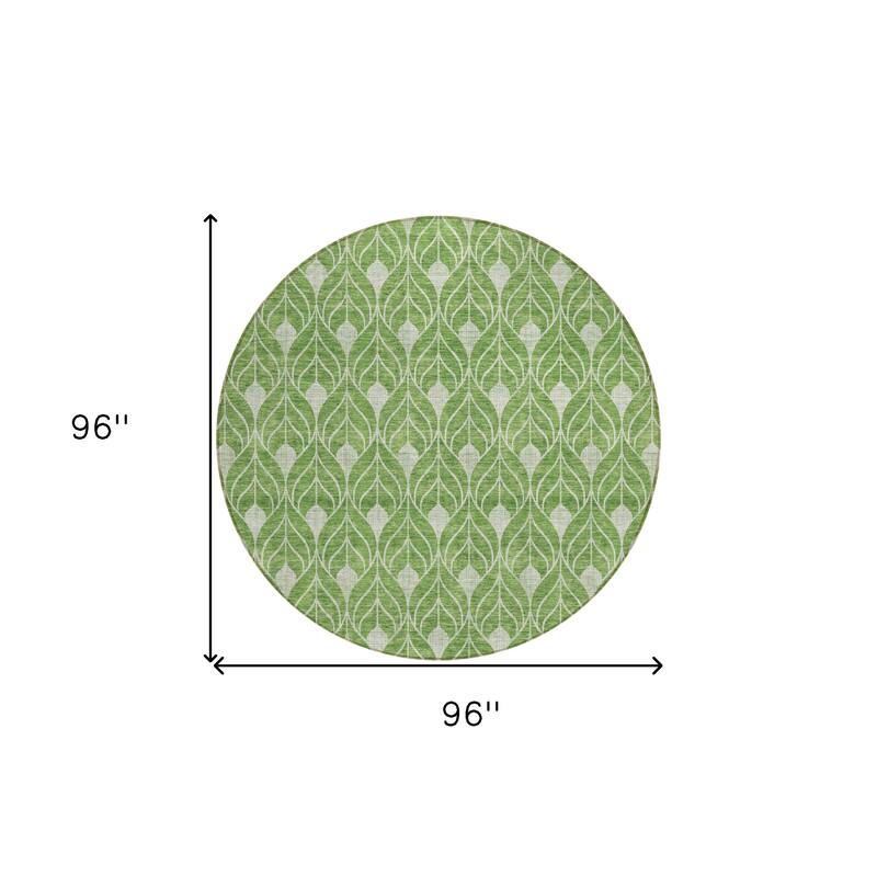 HomeRoots Geometric Transitional Rectangle Outdoor Rug