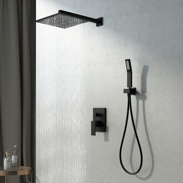 10inch Square Rainfall Shower Head With Two Modes On Sale Bed Bath