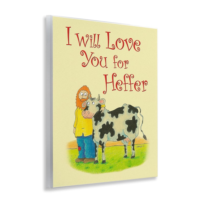 Stupell Love You For Heffer Wall Plaque Art Design By Roger Straub