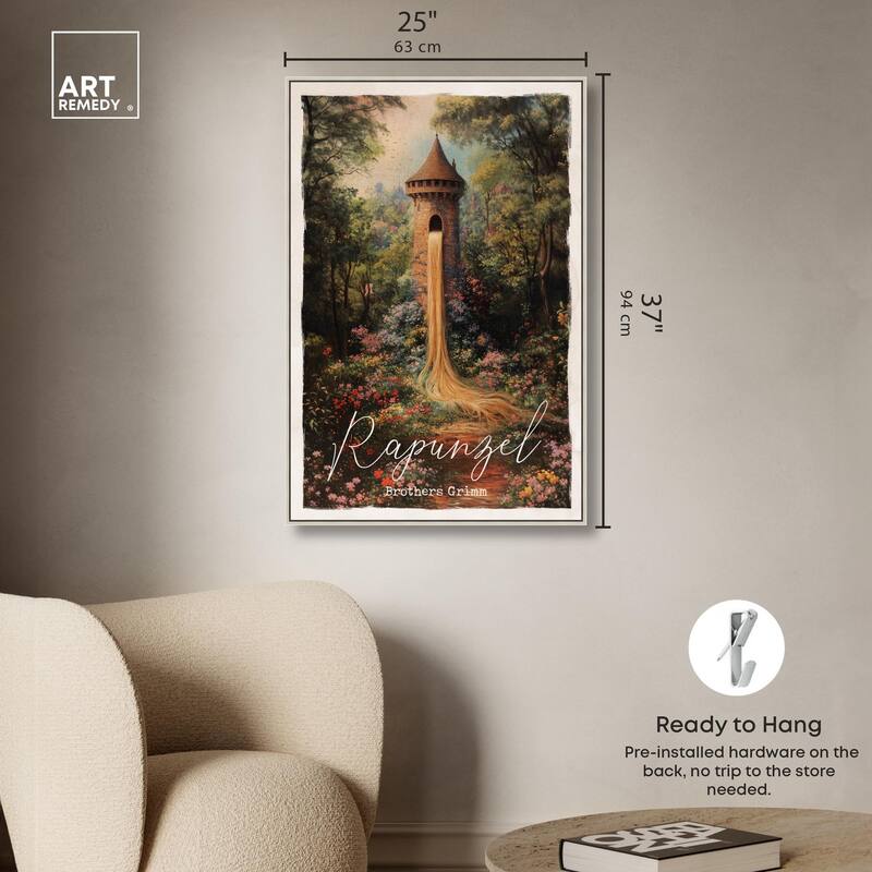 Rapunzel Classic Canvas by Art Remedy