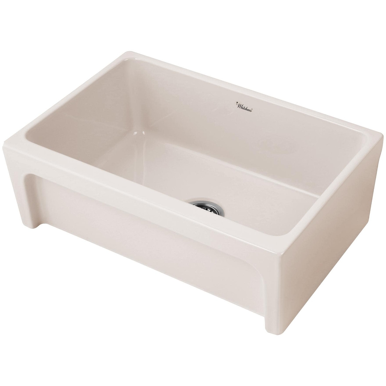 Whitehaus Glencove 30" Farmhouse Single Basin Fireclay Kitchen Sink