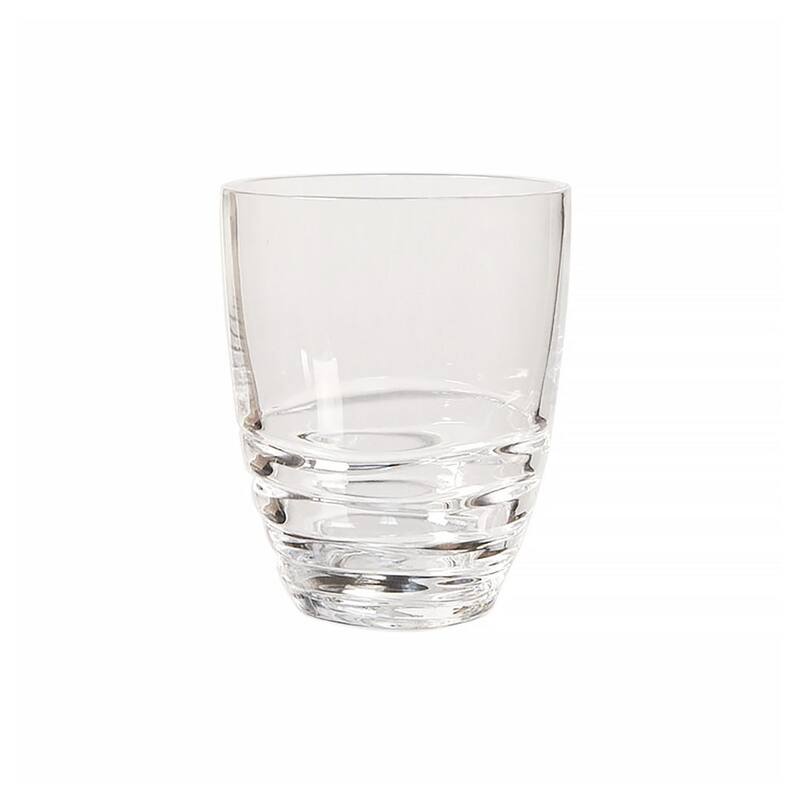 Swirl Acrylic Glasses Drinking Set of 4