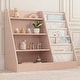 preview thumbnail 7 of 28, Kids Montessori Book Shelf, Shelves for Toys by Comfy Cubs Blush