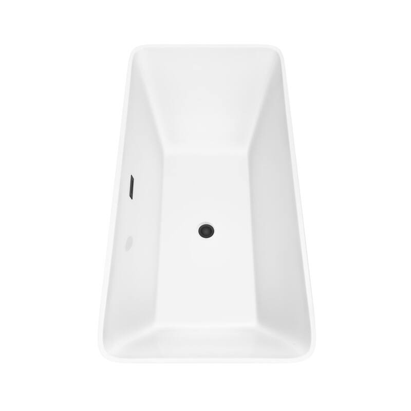Wyndham Collection Tiffany 67" Freestanding Soaking Tub with Tub