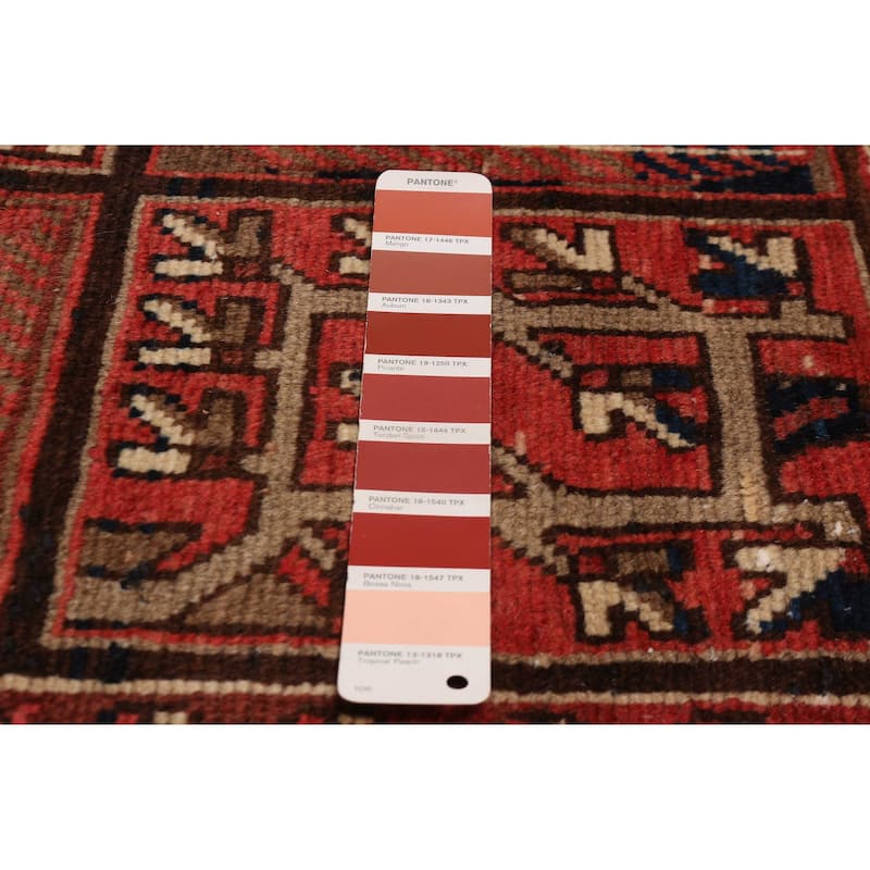 ECARPETGALLERY Hand-knotted Antalya Vintage Red Wool Rug - 6'9 x 10'2