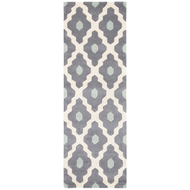 SAFAVIEH Handmade Chatham Sutapa Modern Moroccan Wool Rug
