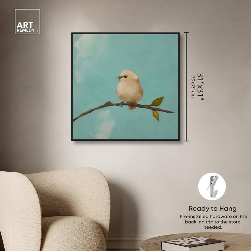 Azure Avian Canvas by Art Remedy