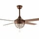 preview thumbnail 18 of 17, Bronze Crystal Fandelier 4-Blades Ceiling Fan with Light and Remote 42in - Bronze