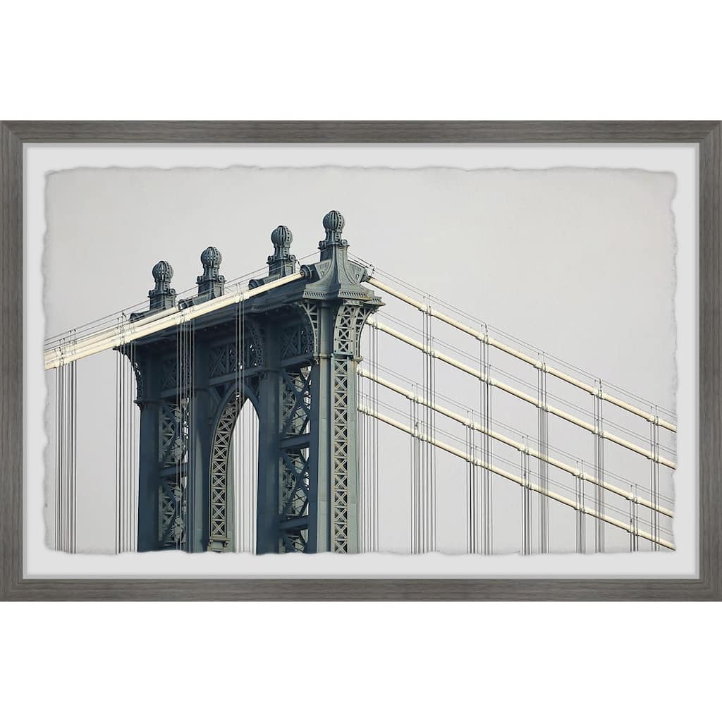 The Bridge Framed Wall Art, Elegant Home Touch - Sophisticated Artwork for Refined Décor