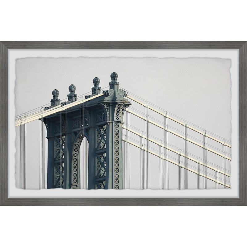 The Bridge Framed Wall Art, Elegant Home Touch - Sophisticated Artwork for Refined Décor