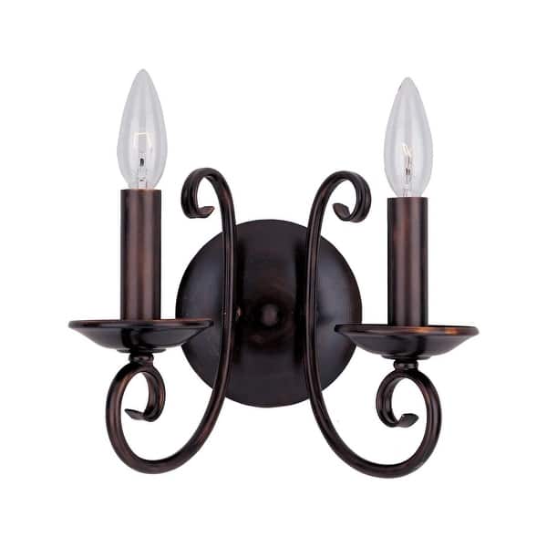 slide 1 of 1, Loft 2-Light Wall Sconce