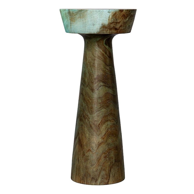 Tapered End Drink Table - 24.5" - Blue and Green