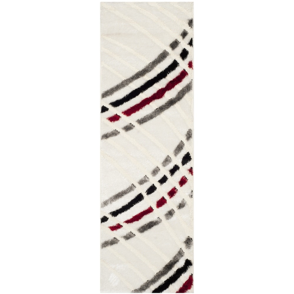 SAFAVIEH Miami Shag Floretta Abstract Silky Rug