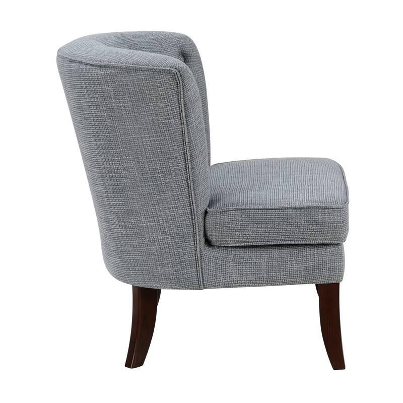Astor 26" Textured Accent Chair - Button-tufted Chair Back