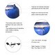 preview thumbnail 18 of 22, Glitzhome 20-Inch Red/ Blue Two Birds Embossed Pattern LED Ceramic Pot Fountain