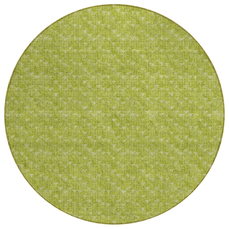 Machine Washable Indoor/ Outdoor Arrows Chantille Rug