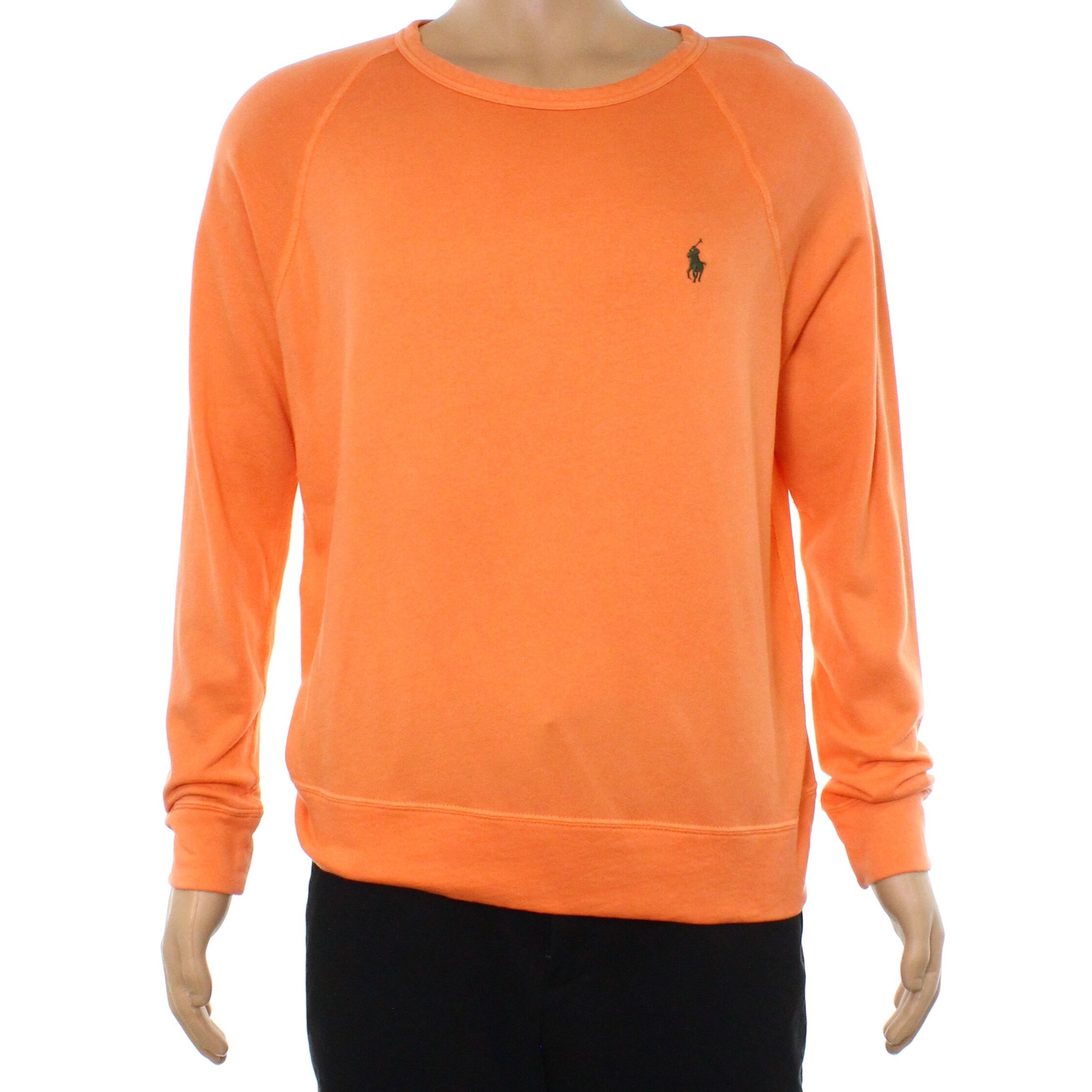 orange ralph lauren sweater