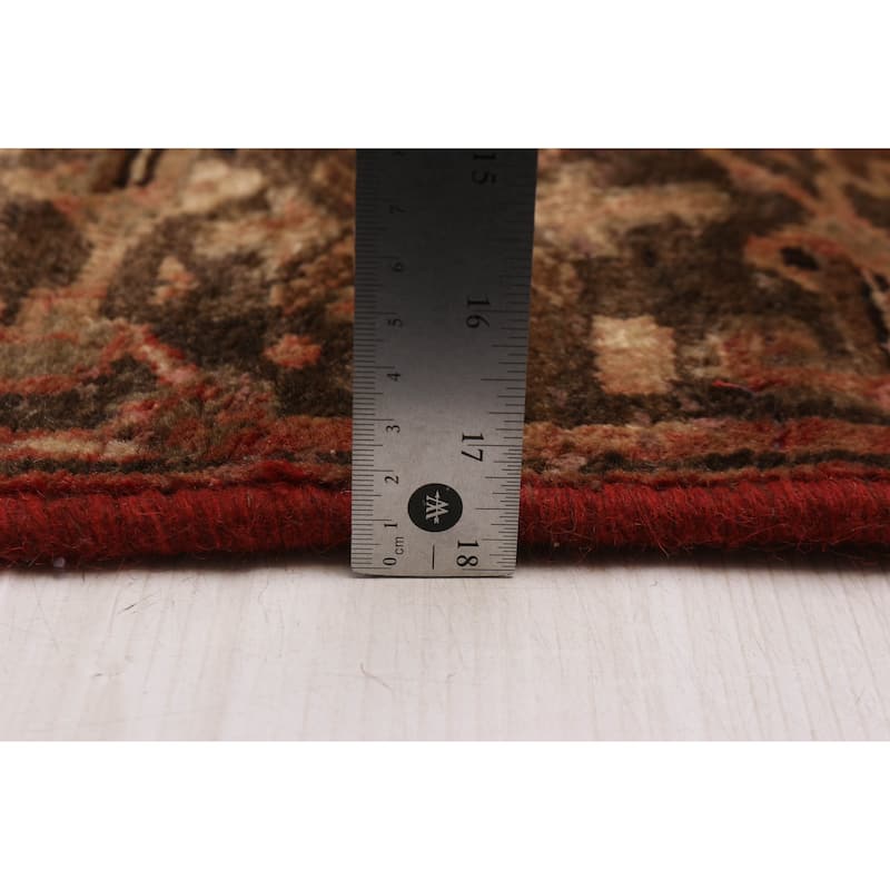 ECARPETGALLERY Hand-knotted Sarabi Dark Copper Wool Rug - 9'1 x 12'5